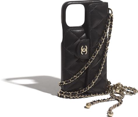 chanel phone case on chain